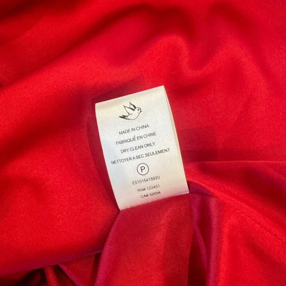 Erin Fetherston Ruscha Strapless Fit Flare Dress Bow NWT 10 Red Holiday Event - Picture 16 of 16
